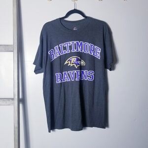 MAJESTIC BALTIMORE RAVENS MEN'S SHIRT SIZE LARGE